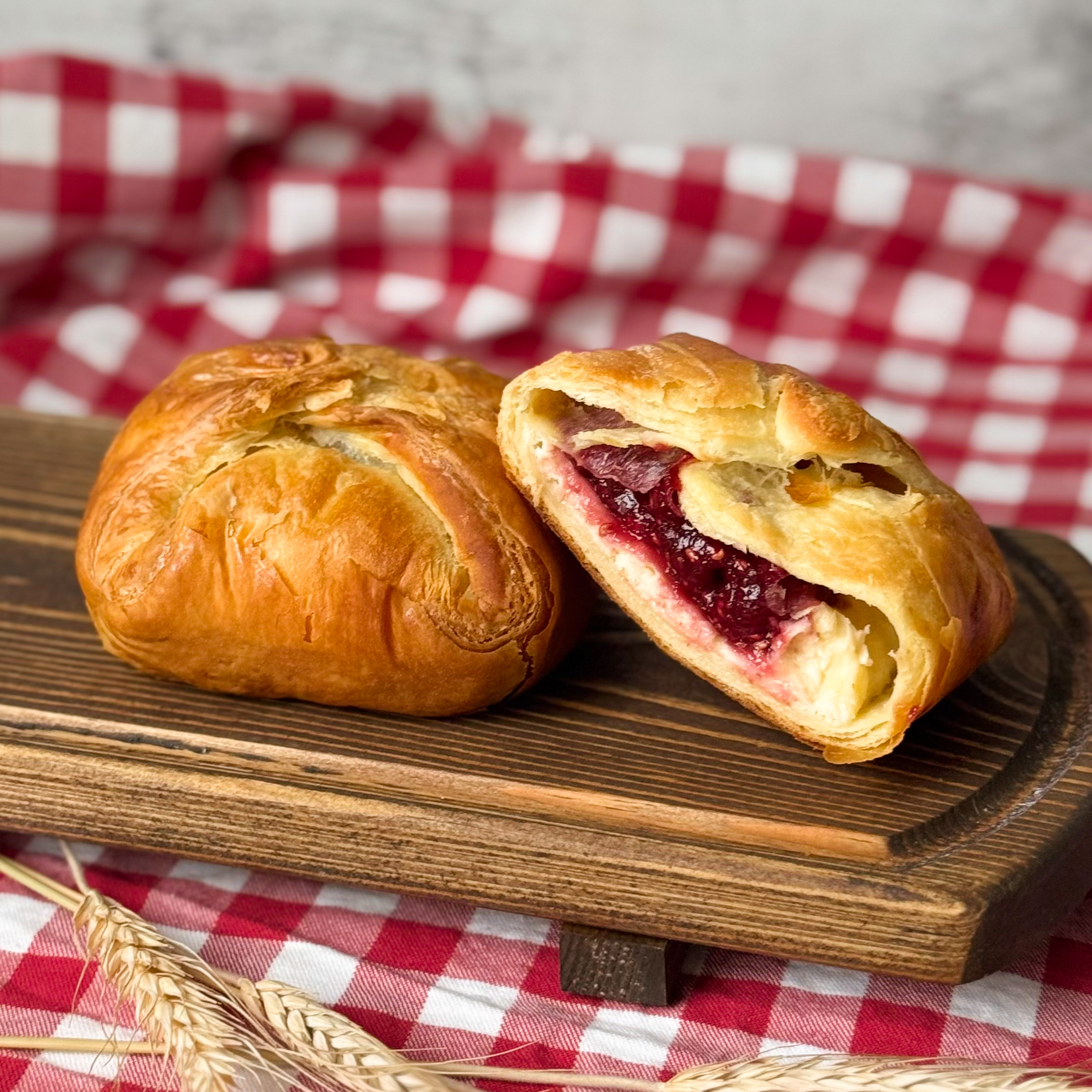 Баркетта для выпекания с малиной и творожным кремом изображение 1