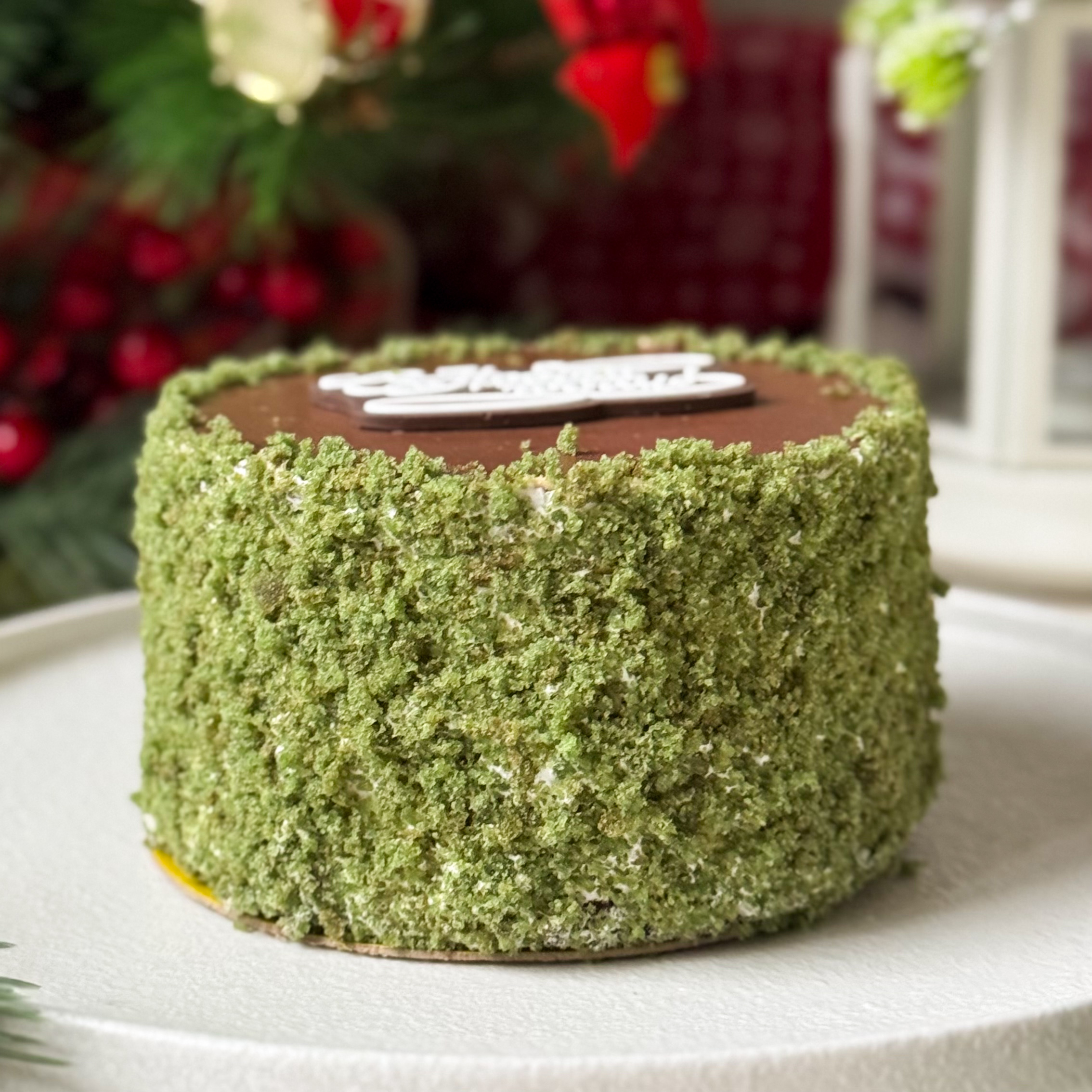 Бенто-торт Дубайский шоколад  (С Новым годом!) в индивид.упаковке 350 гр изображение 7