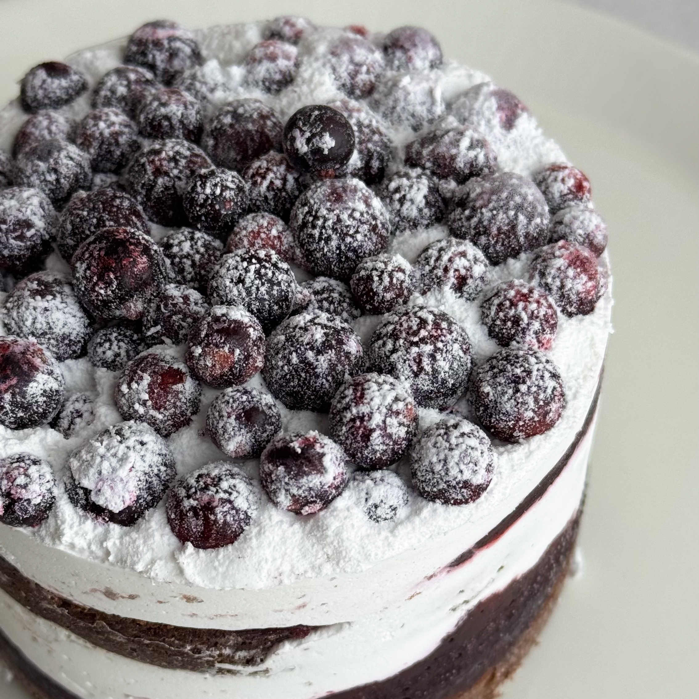 Бенто-торт с чёрной смородиной в индивид.упаковке изображение 2