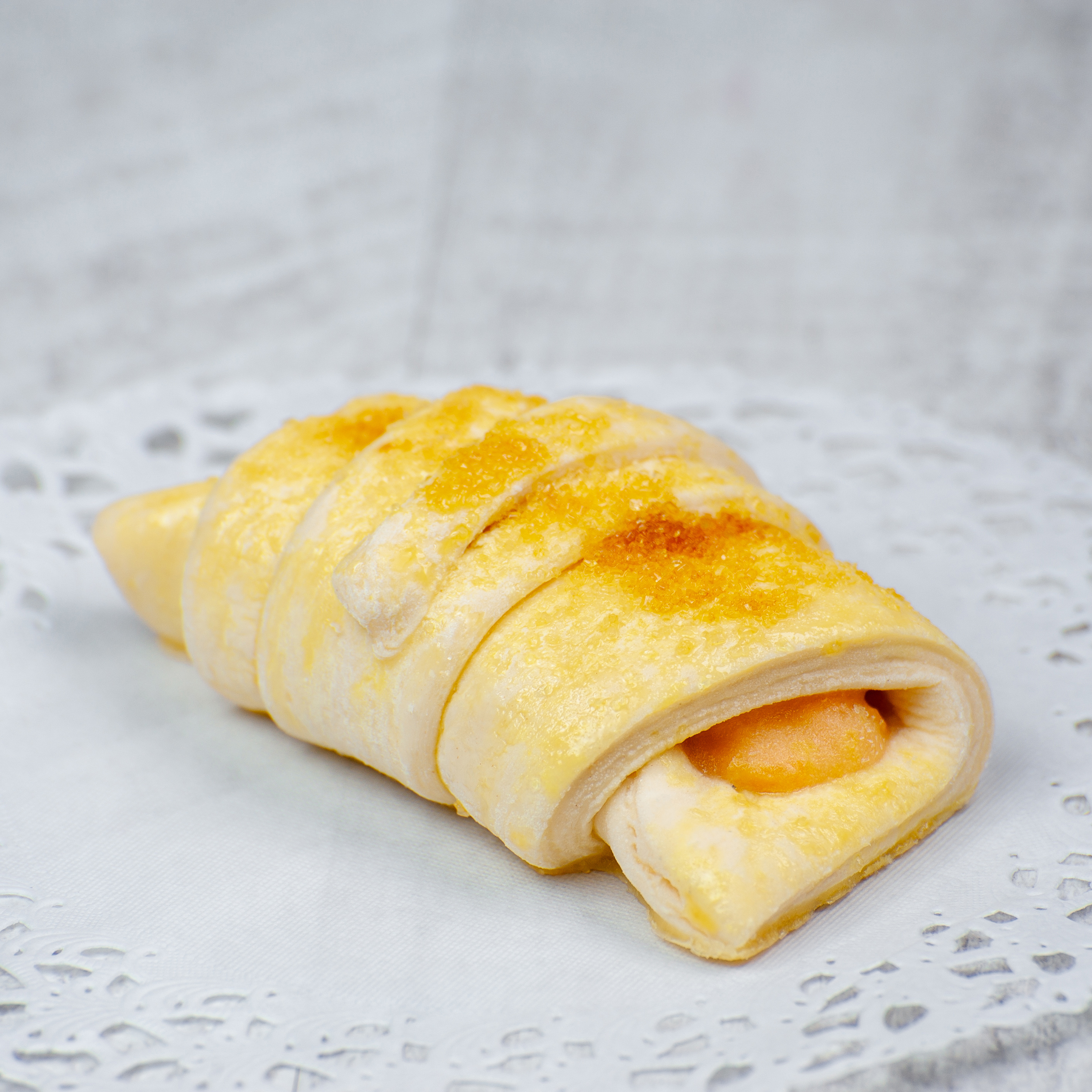 Круассан для выпекания с абрикосовой начинкой  изображение 3