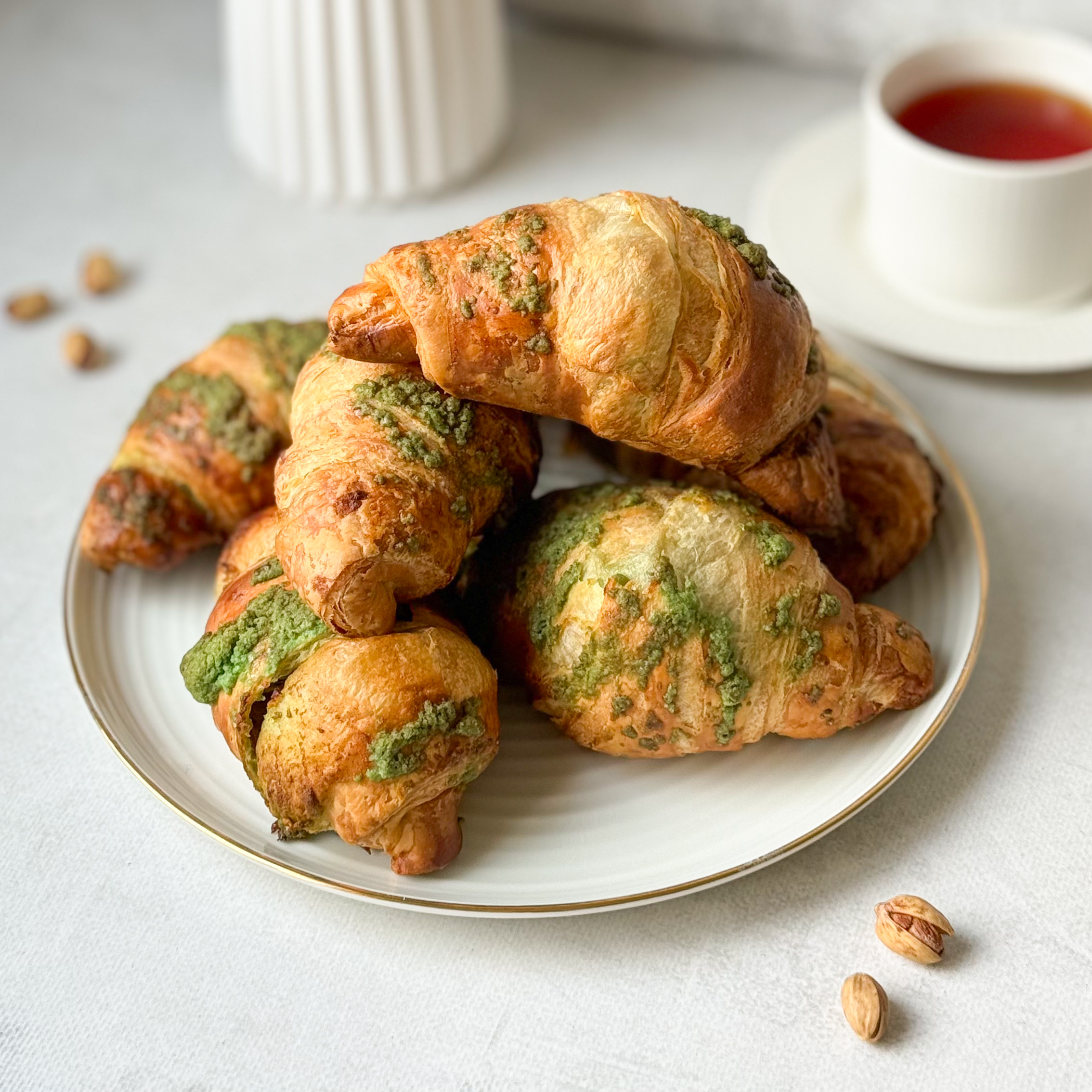 Круассан для выпекания с фисташковой начинкой изображение 6