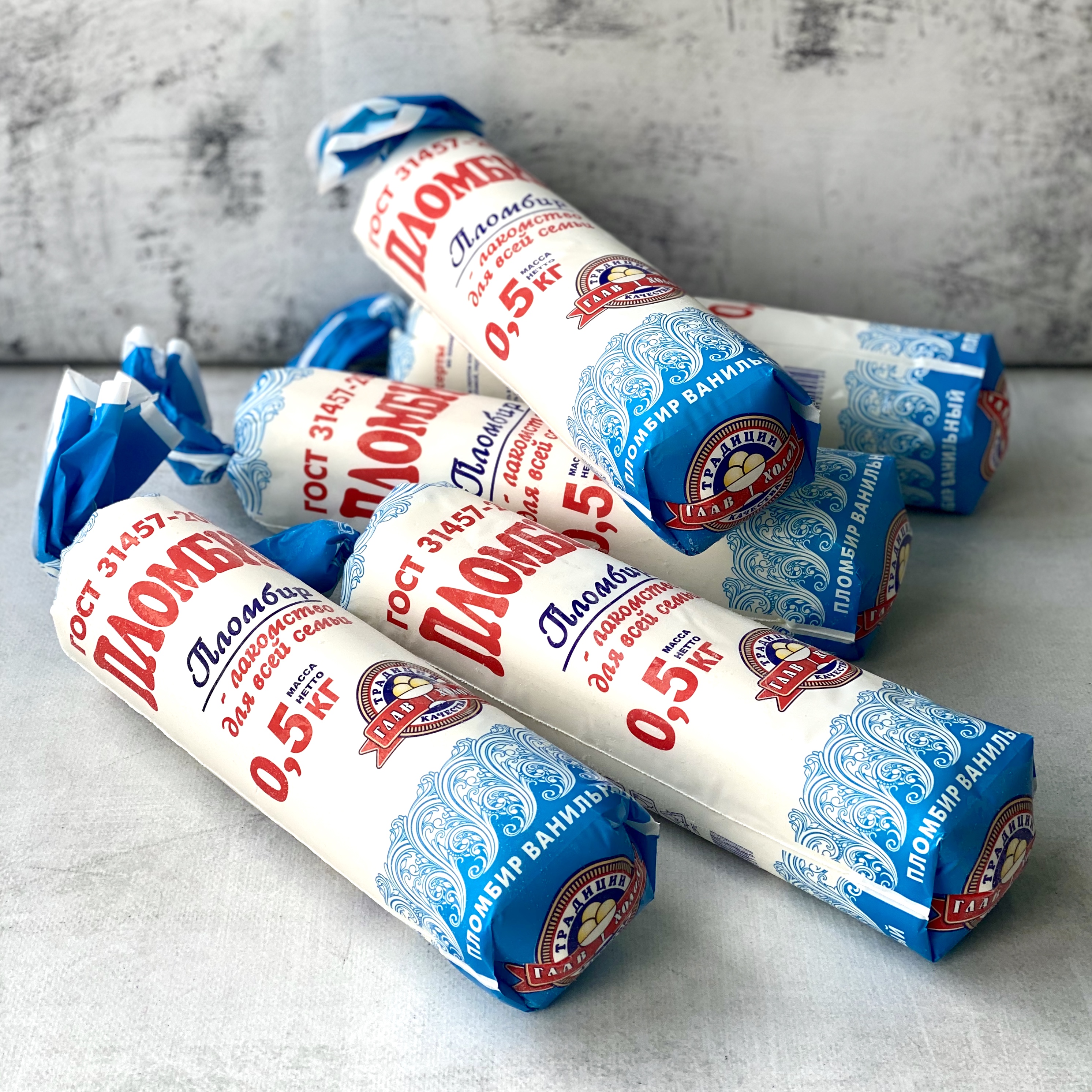 Мороженое в форме колбасы "Пломбир" изображение 4