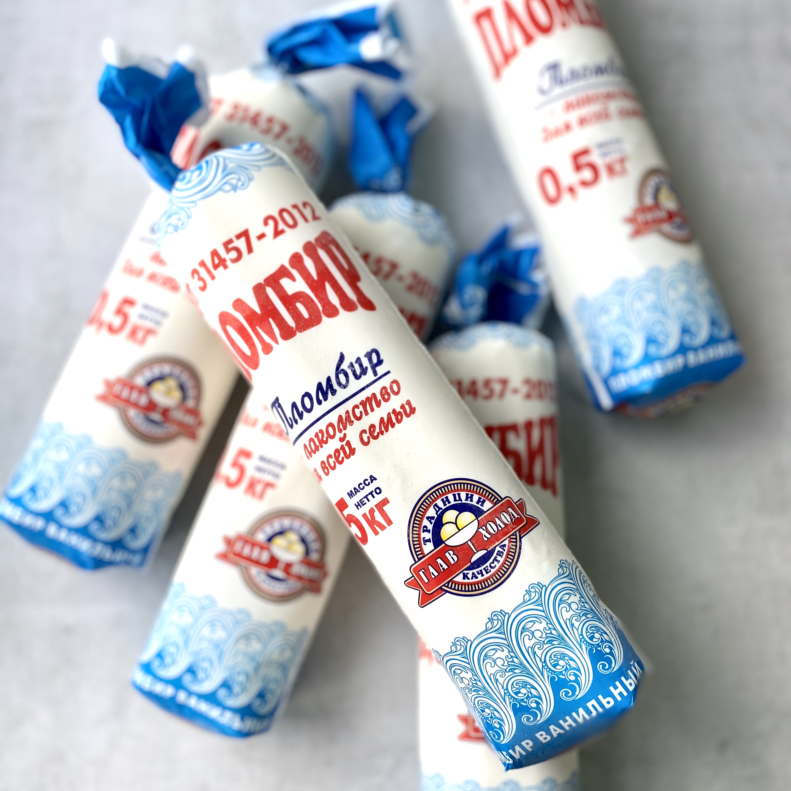 Мороженое в форме колбасы "Пломбир" изображение 5