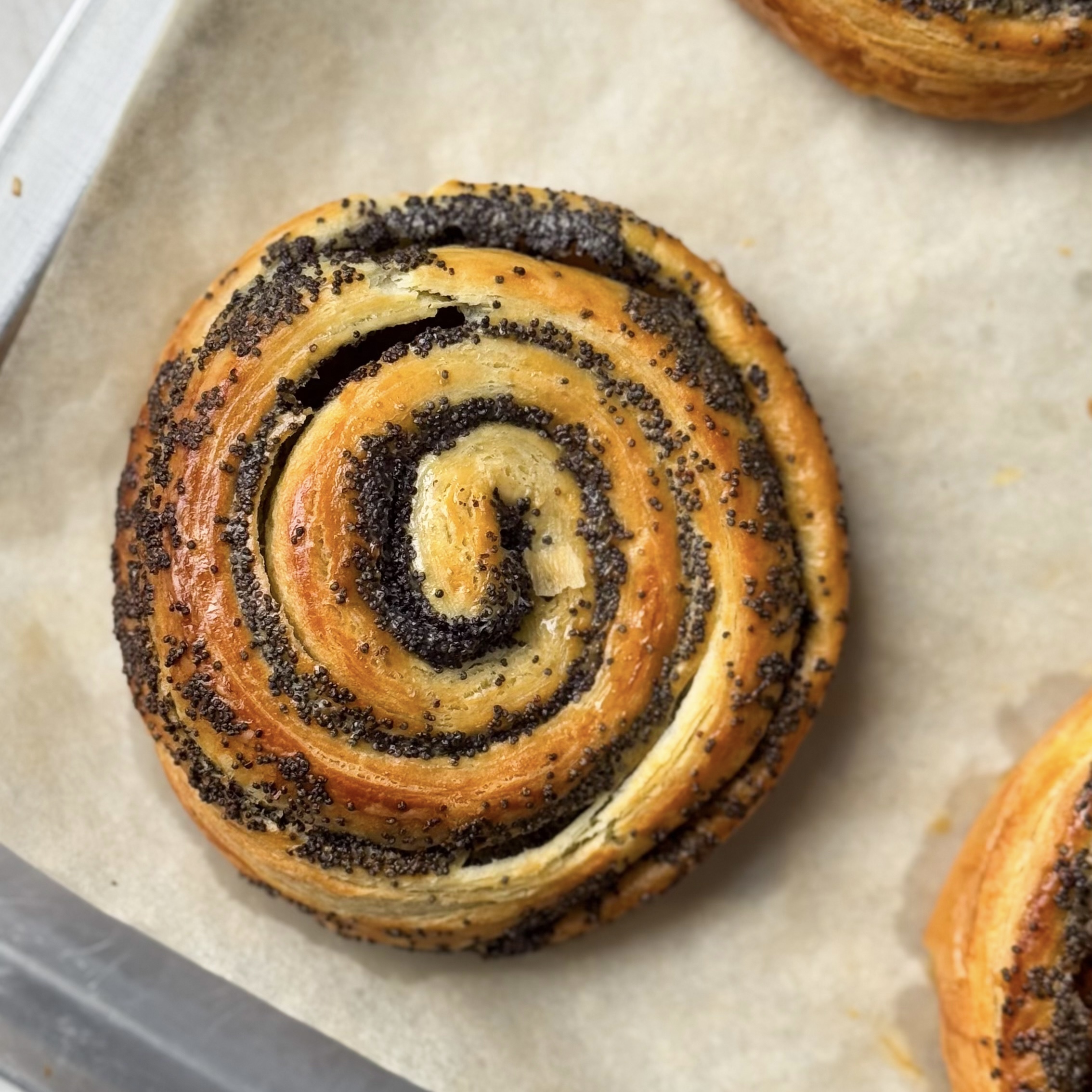 Улитка для выпекания с маком изображение 5