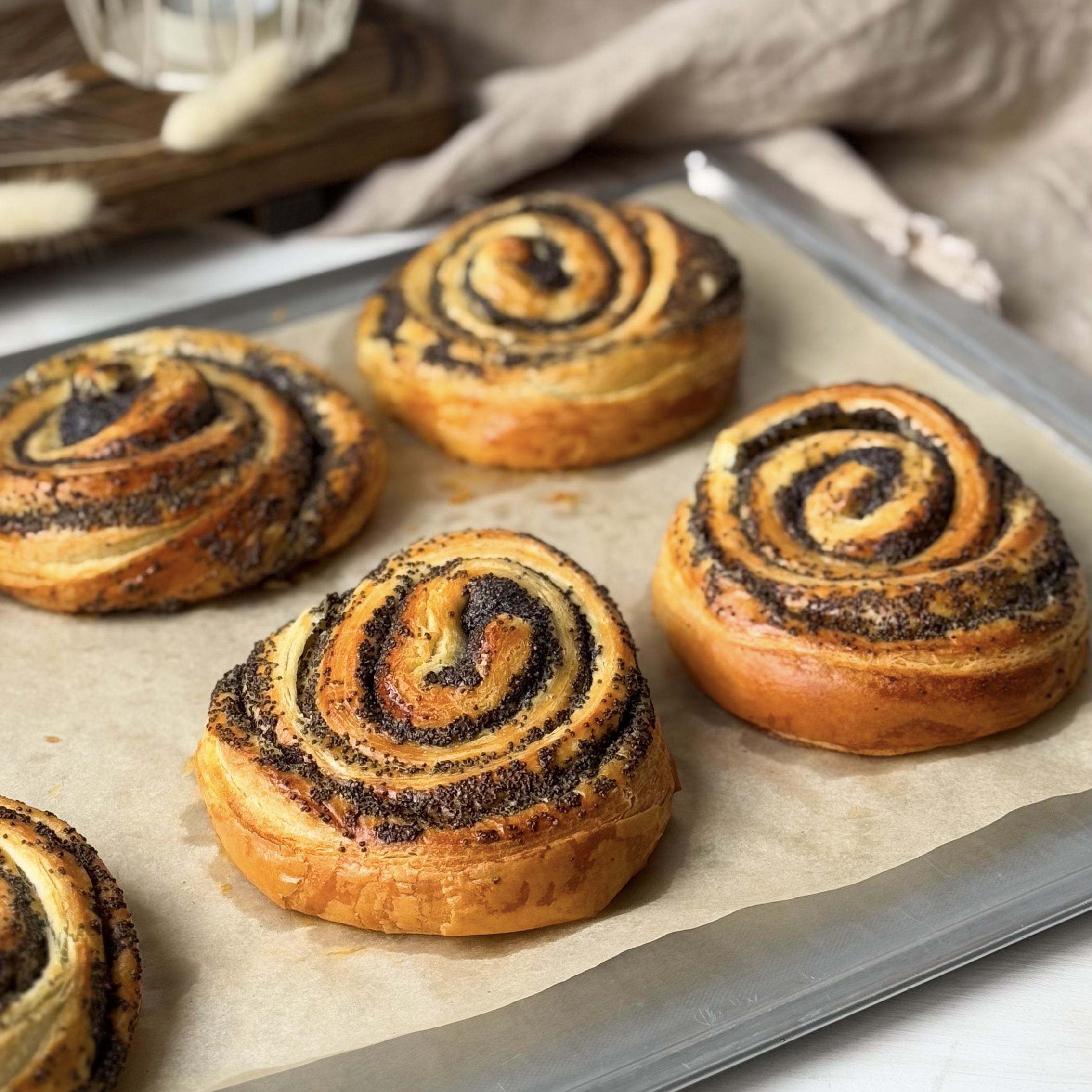 Улитка для выпекания с маком изображение 7