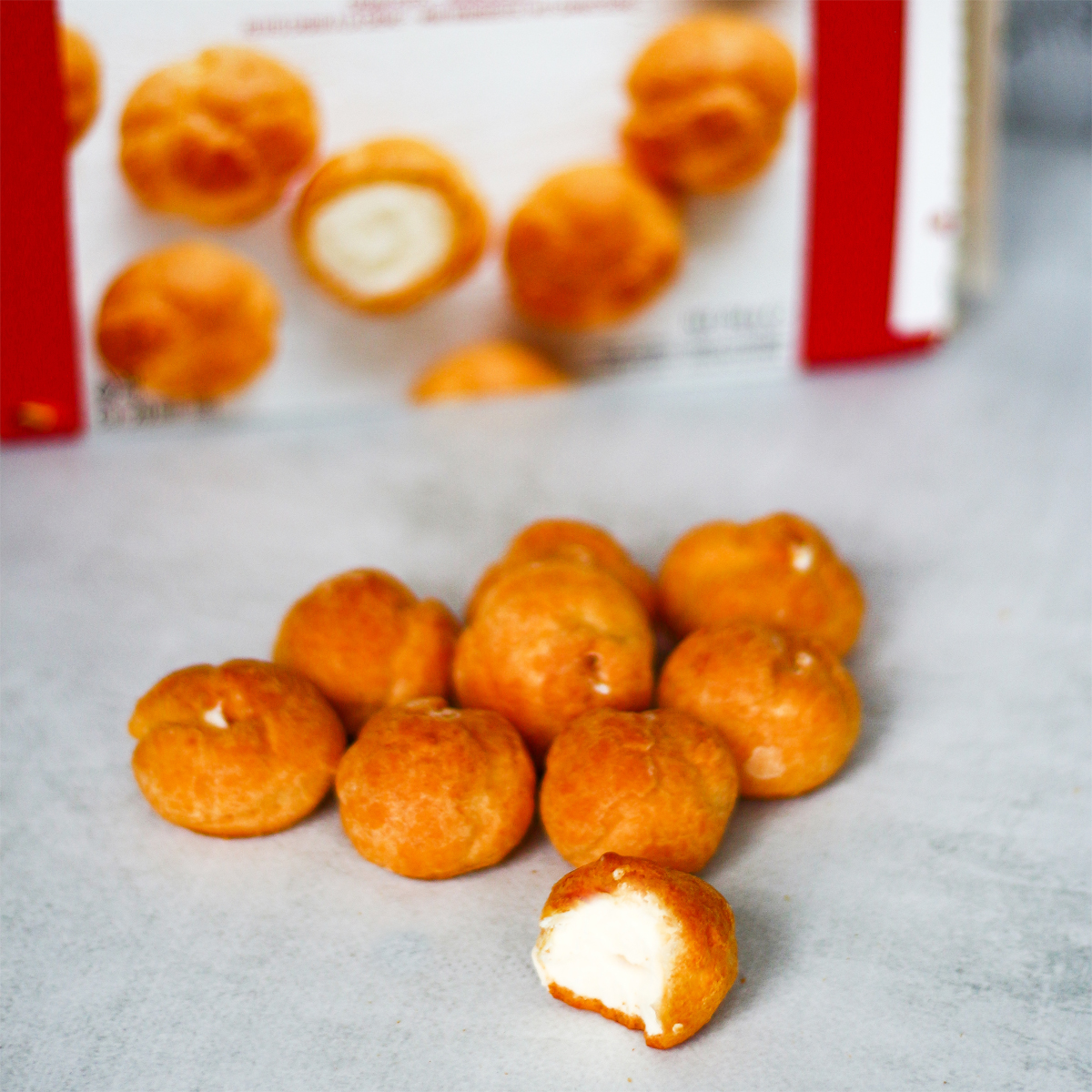 Заварное тесто и нежный крем из свежих сливок изображение 1