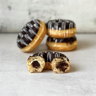 Донат глазированный Шоколад с шок. начинкой