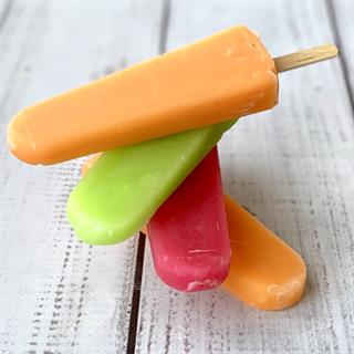 Ассорти льдов 4 вкуса: клюква, апельсин, дюшес, тархун