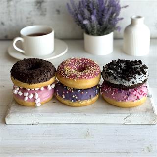 Пончики ассорти 6 видов по 3 шт