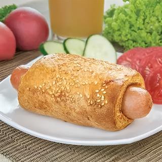 Слойка сосиска в тесте для выпекания